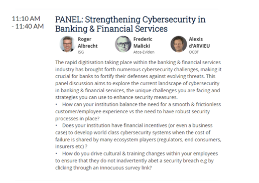 PANEL Strengthening Cybersecurity in Banking & Financial Services