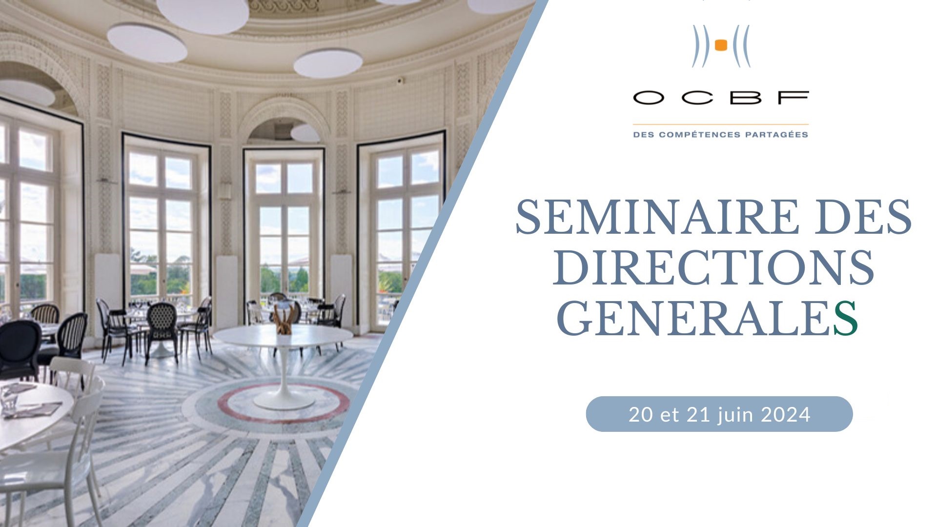 slide SEMINAIRE DES DIRECTIONS GENERALES