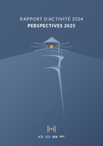 Couverture du rapport d activité OCBF 2024